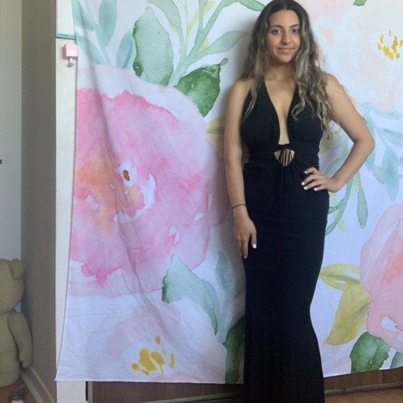 NWOT Mendocino Sexy Backless Halter Dress - Picture 1 of 3